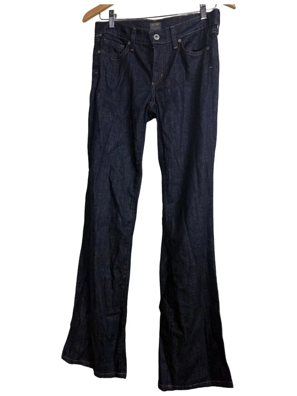 Citizens of Humanity Dark Wash Flare Bootcut Jeans Women Size 30 Low Rise Trendy